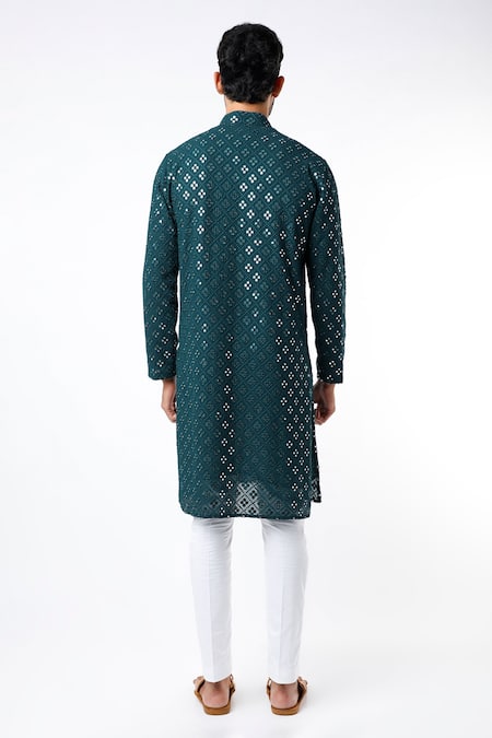 Kasbah Chikankari Kurta Set 