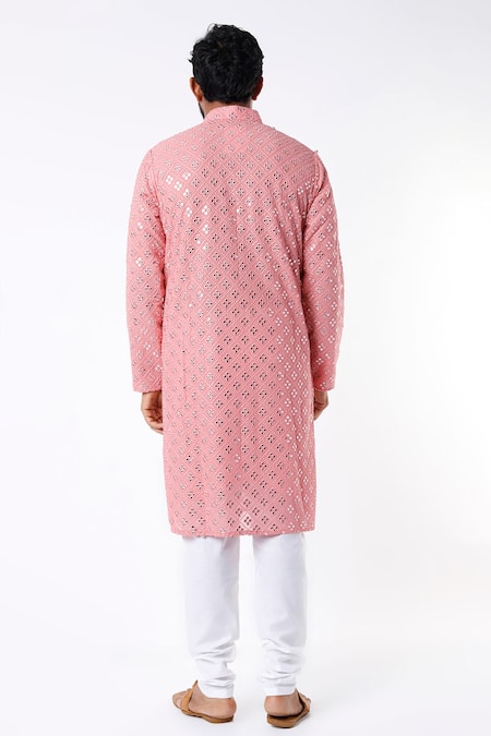 Kasbah Mirror & Sequin Embroidered Kurta Set 