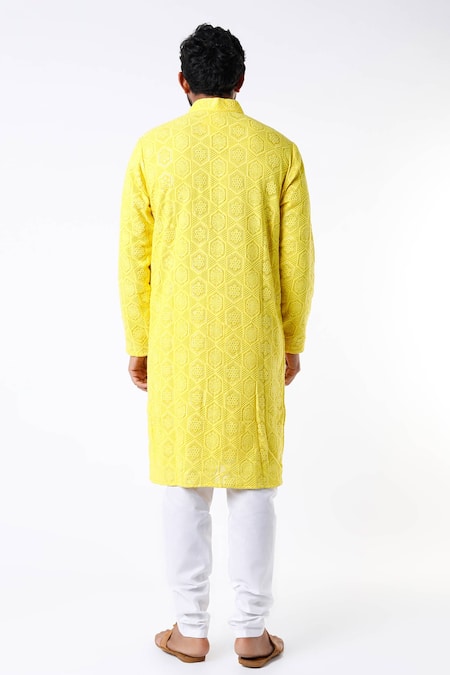 Kasbah Chikankari Kurta Set 