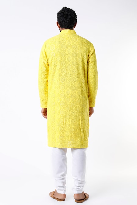 Kasbah Chikankari Embroidered Kurta Set 