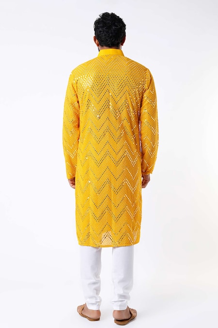 Kasbah Mirror Work Kurta Set 