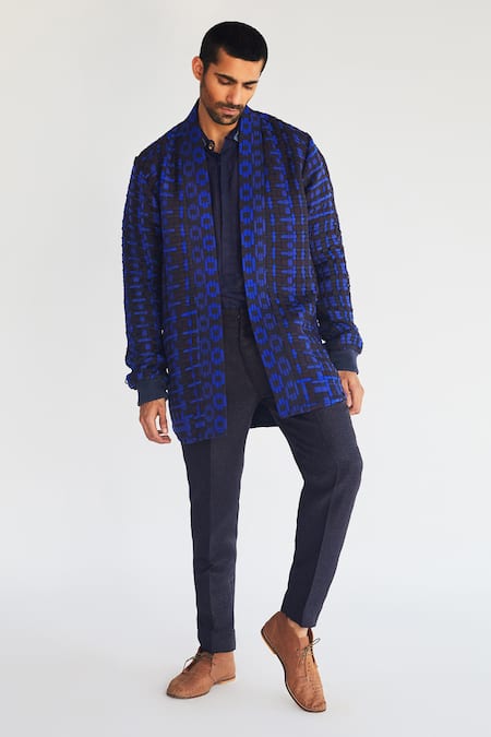 Kunal Anil Tanna Cotton Jacket & Pant Set 