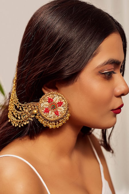 Kanyaadhan By DhirajAayushi Embroidered Studs 