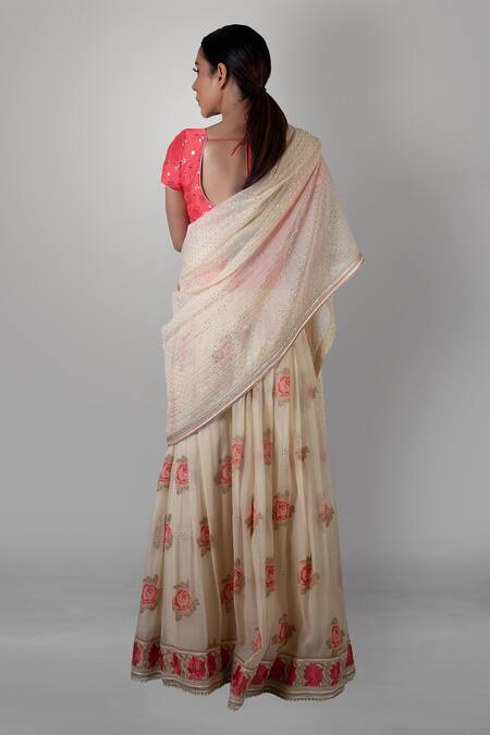 Kavita D Chanderi Palazzo Set 