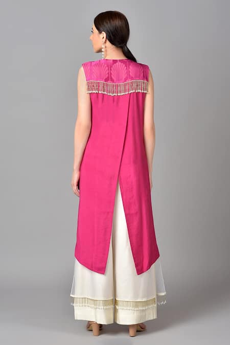 Keith Gomes Chanderi Silk Tunic & Palazzo Set 