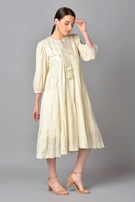 Keith Gomes Embroidered Dress 