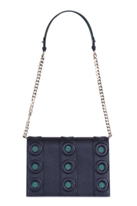 Buy Kaeros Black Flap Sling Bag Online at Aza Fashions Buy_Kaeros_Black Flap Sling Bag_Online_at_Aza_Fashions