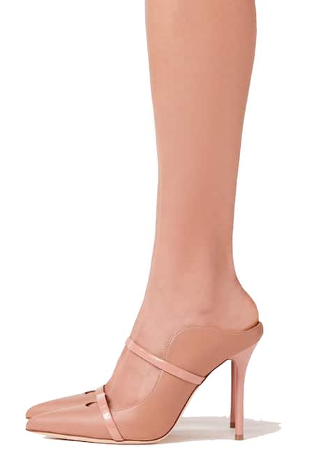 Shop Sephyr Beige Pointed Toe Pump Heels at Aza Fashions Shop_Sephyr_Beige Pointed Toe Pump Heels _at_Aza_Fashions
