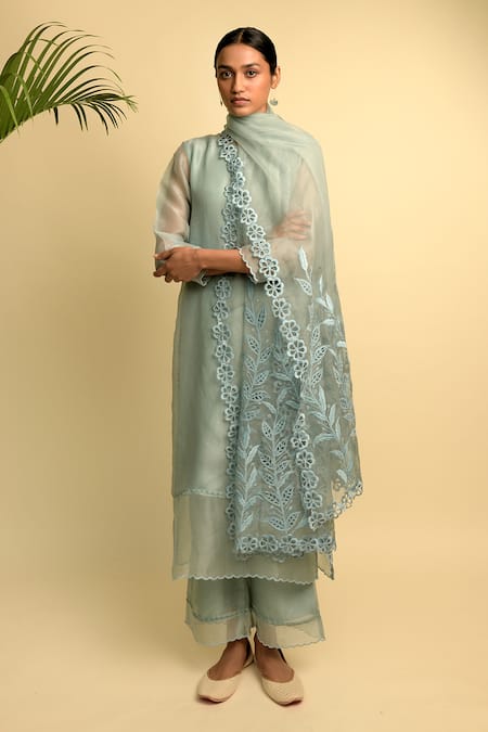 Karishma Khanduja Bareilly Organza Kurta Set 