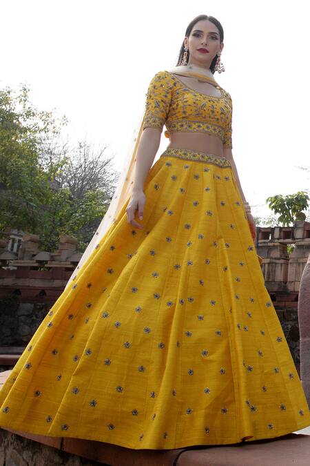 Keerthi Kadire Embroidered Lehenga Set 