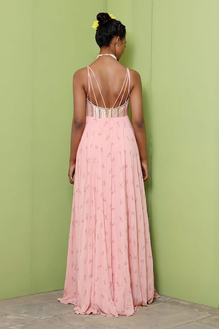 Keerthi Kadire Printed Gown 