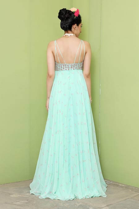 Keerthi Kadire Printed Gown 