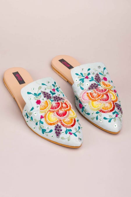 Kasually Klassy Embellished Mules 