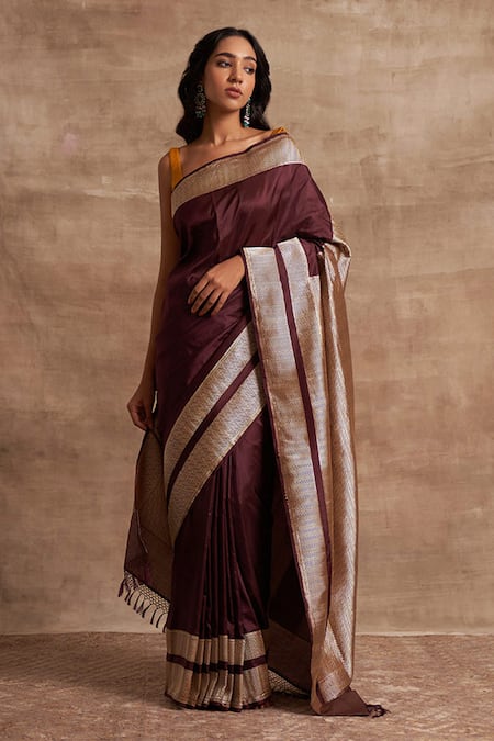 Kasturi Kundal Silk Banarasi Handloom Saree 