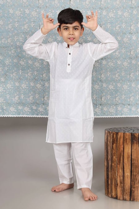 JAVED CHAMPA (Kurta/Dress-White) — Tokree Shop Jaipur