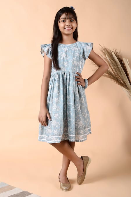 Criss Cross Frill Dress - My Giraffe