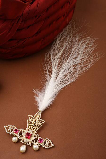 Buy Cosa Nostraa Gold Stone, Bead The Maharaja Drop Kalangi Online at Aza Fashions Buy_Cosa Nostraa_Gold Stone, Bead The Maharaja Drop Kalangi _Online_at_Aza_Fashions