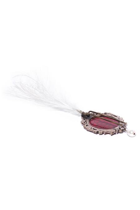 Cosa Nostraa_Gold Stone The Royal Souvenir Kalangi_Online_at_Aza_Fashions