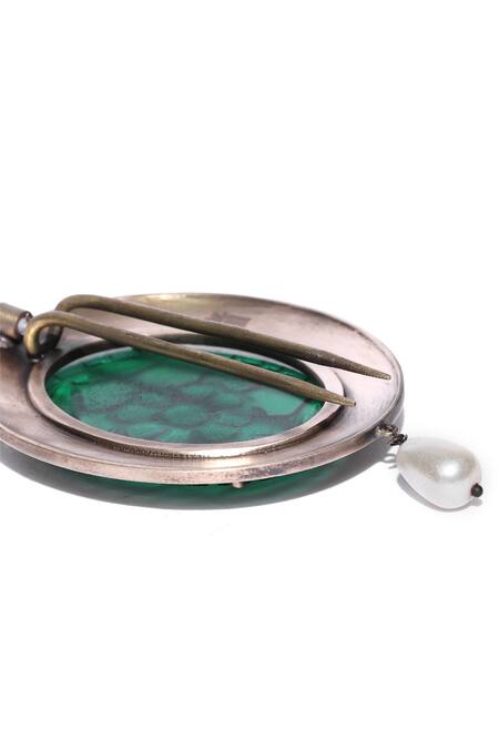 Shop_Cosa Nostraa_Gold Stone The Spiritual Kalangi_Online_at_Aza_Fashions