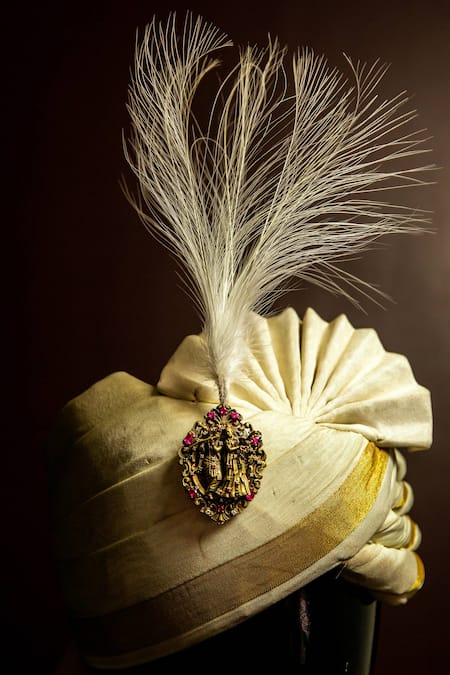 Cosa Nostraa Gold Stone Radha Krishna Kalangi Online at Aza Fashions Cosa Nostraa_Gold Stone Radha Krishna Kalangi _Online_at_Aza_Fashions