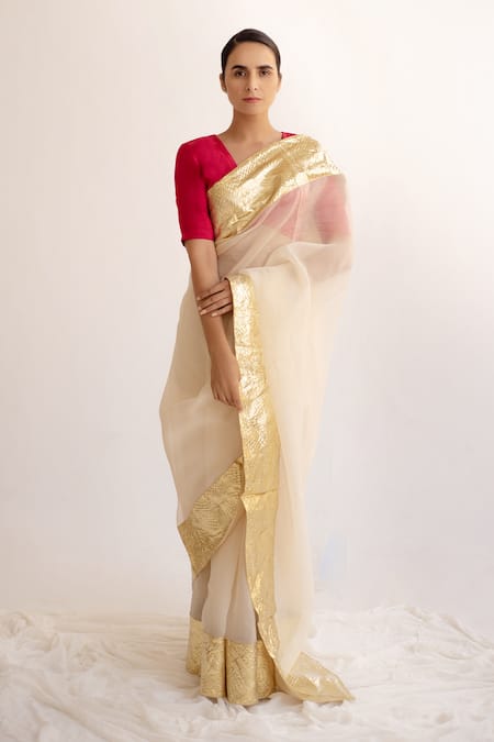 Kapardara Silk Organza Saree 