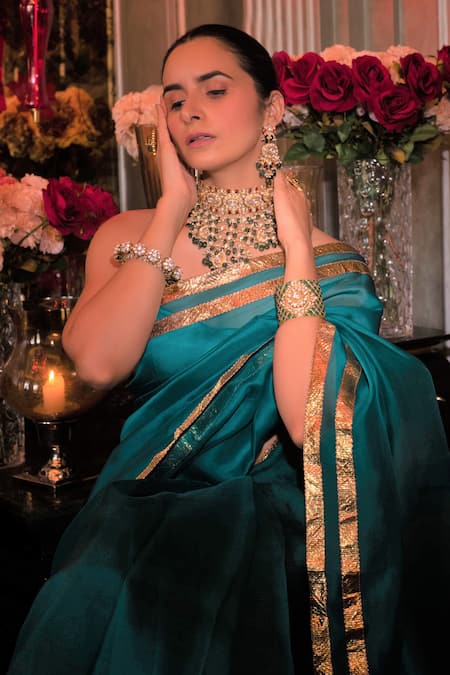 Kapardara Silk Organza Saree 