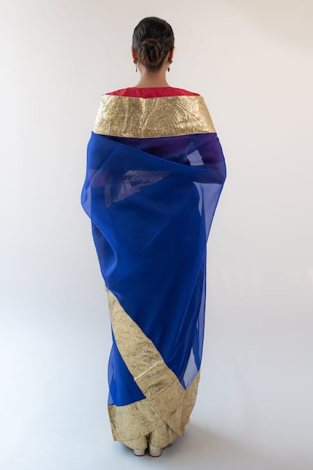 Kapardara Lampi Border Saree 