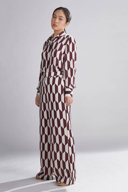 Koai  Silk Printed Palazzos For Kids