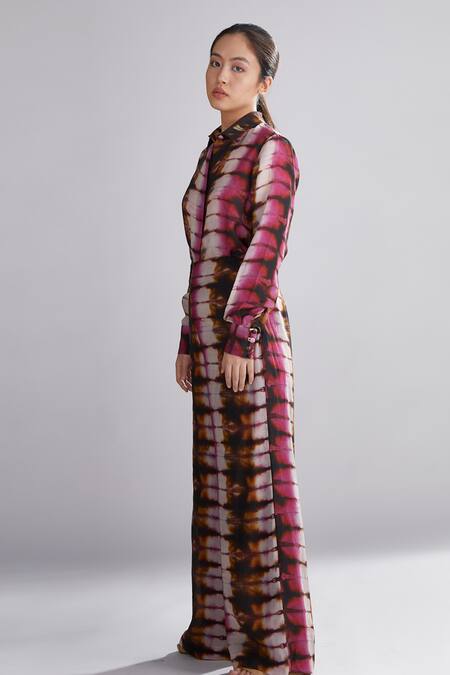 Koai Cotton Silk Printed Palazzos For Kids