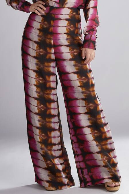 Koai_Multi Color Cotton, Silk Printed Palazzos For Kids_Online_at_Aza_Fashions