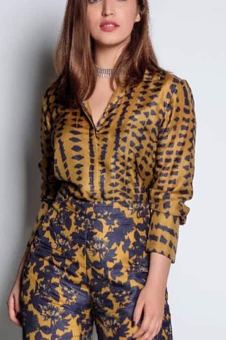 Koai Printed Shirt with Flared Pant 