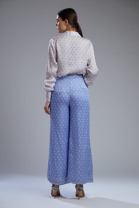 Koai Printed Satin Silk Shirt