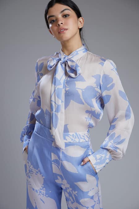 KoAi Printed Satin Silk Shirt (For Kids)