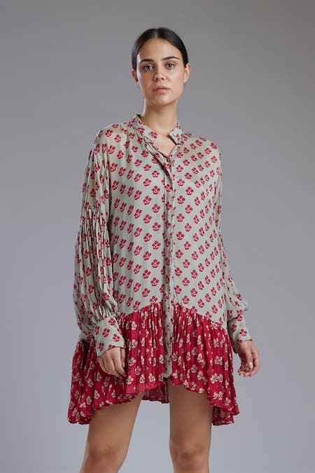 Koai Printed Shirt Dress 