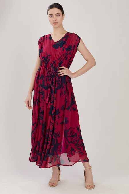 KoAi Floral Print Kaftan Dress 
