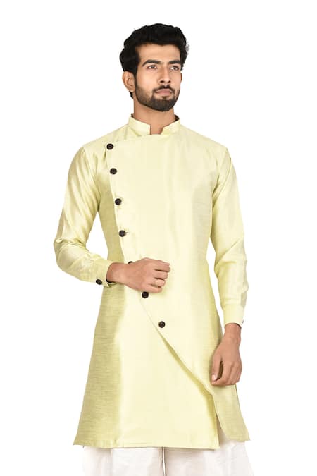 Aryavir Malhotra Silk Sherwani & Dhoti Pant Set 