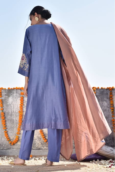 Kanika Sharma Chanderi Kurta Set 
