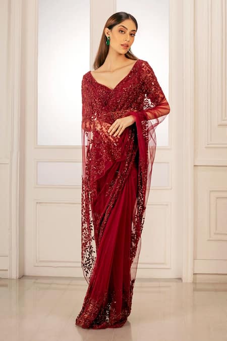 Kashmiraa Passion Floral Embellished Saree 