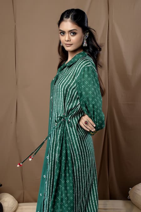 Label Kinjal Modi Side Tie Up Tunic & Pant Set 