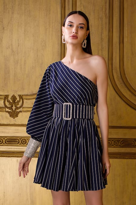 Horizontal Stripe Dress - Color By K