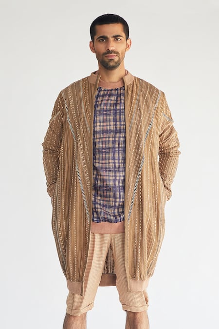 Kunal Anil Tanna Cotton Jacket & Shorts Set 