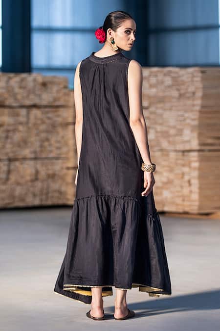 Kharakapas Khari Tiered Tent Dress 