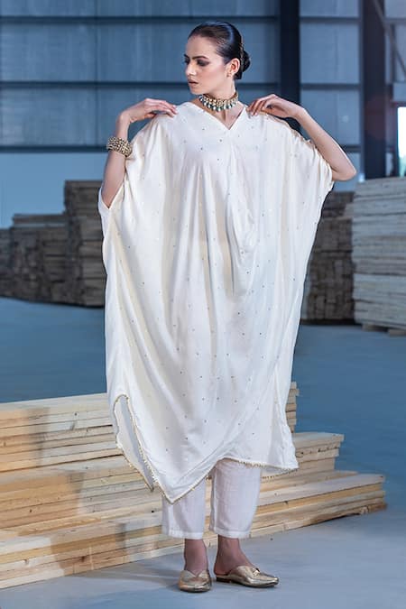 Kharakapas Kaftan Cowl Dress 