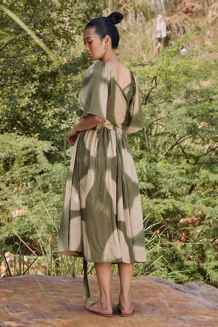 Kharakapas Far Away Tie Dye Dress 