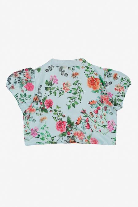 Shop_Saka Designs_Pink Cotton, Chiffon Sequins Embroidered Lehenga Set_Online_at_Aza_Fashions