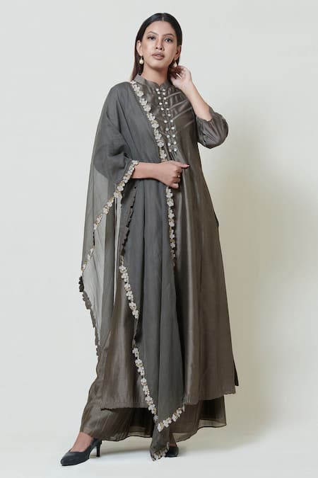 Brij Chanderi Kurta Palazzo Set 