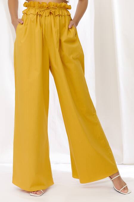 Buy Lavanya Ahuja White Poplin, Linen Satin Round Embroidered Top And Pant Set Online at Aza Fashions Buy_Lavanya Ahuja_White Poplin, Linen Satin Round Embroidered Top And Pant Set _Online_at_Aza_Fashions