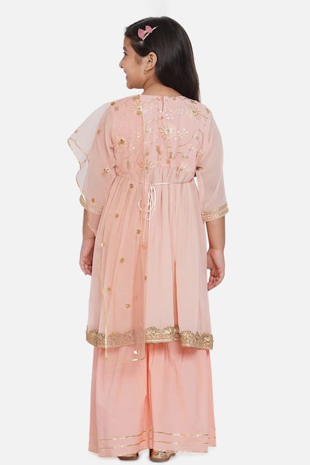 Little Bansi Cotton Embroidered Anarkali Set 