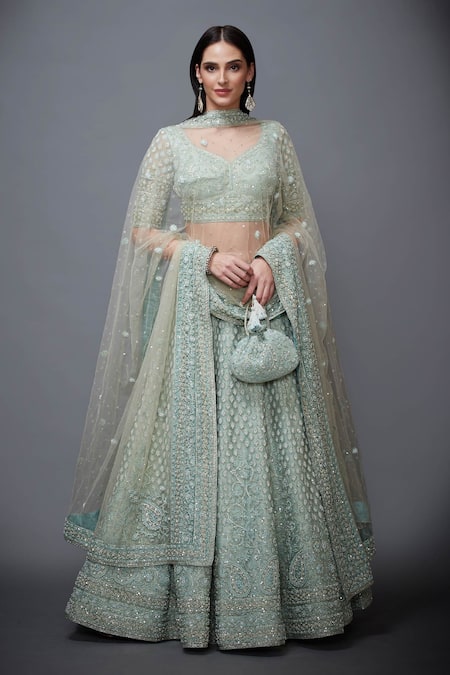 RI.Ritu Kumar Embellished Bridal Lehenga Set