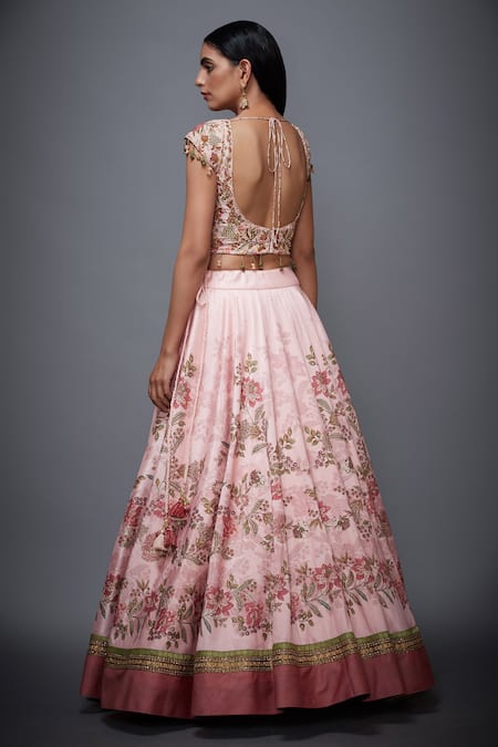 RI.Ritu Kumar Floral Print Lehenga Set 